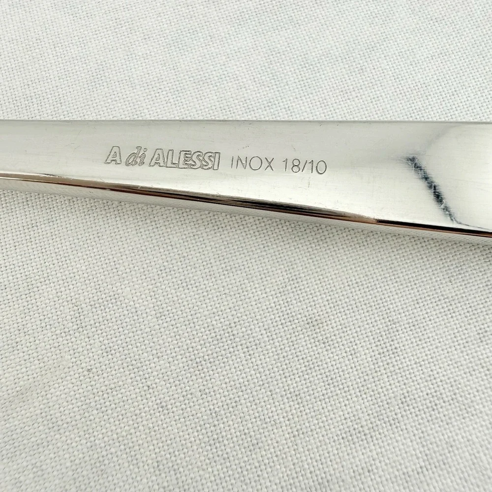 Alessi Inox 18/10 Stainless Steel Salad Fork KnifeForkSpoon Flatware Italy 6.75